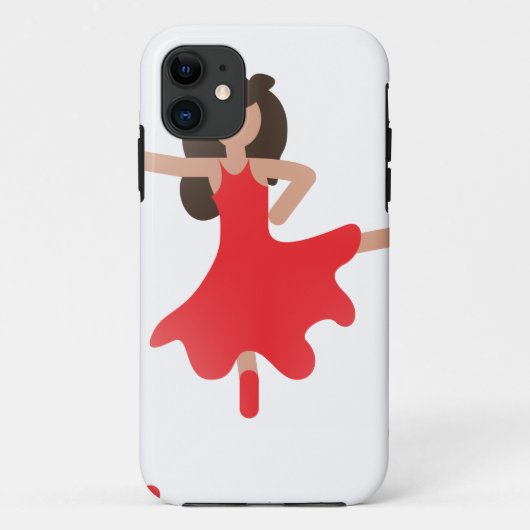 danseres emoji Case-Mate iPhone case (Achterkant)