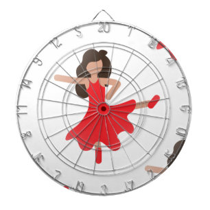 danseres emoji dartbord