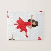danseres emoji legpuzzel (Horizontaal)