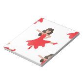 danseres emoji notitieblok (Linkerzijde)