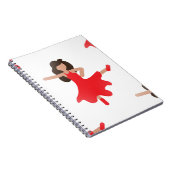 danseres emoji notitieboek (Rechterzijde)
