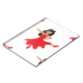 danseres emoji notitieboek (Linkerzijde)