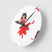 danseres emoji ronde klok (Hoek)