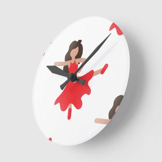 danseres emoji ronde klok (Hoek)
