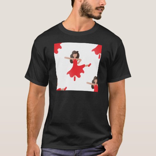 danseres emoji t-shirt (Voorkant)