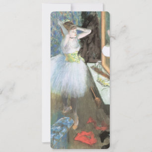 Danseres in haar kleedkamer door Edgar Degas Kaart