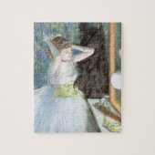 Danseres in haar kleedkamer door Edgar Degas Legpuzzel (Verticaal)