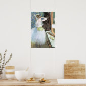 Danseres in haar kleedkamer door Edgar Degas Poster (Keuken)