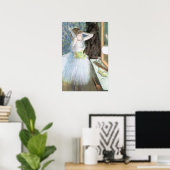 Danseres in haar kleedkamer door Edgar Degas Poster (Thuiskantoor)