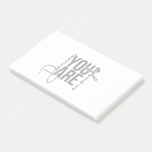 Danseres, je bent genoeg. Post it notes (Schuin)