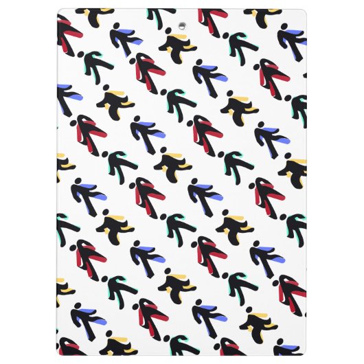 danseres klembord (Achterkant)