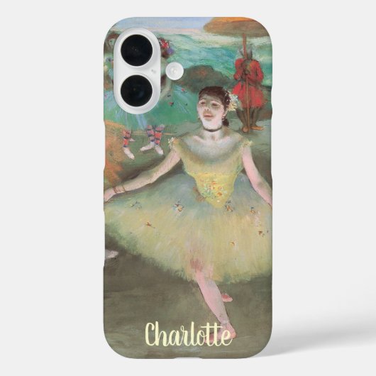 Danseres met bloemstuk, buigend door Edgar Degas Case-Mate iPhone Case (Achterkant)