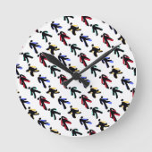 danseres ronde klok (Voorkant)