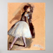 Danseres staand van Edgar Degas, Kunst uit het bal Poster (Voorkant)