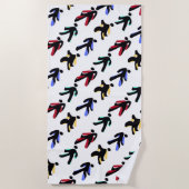 danseres strandlaken (Voorkant)