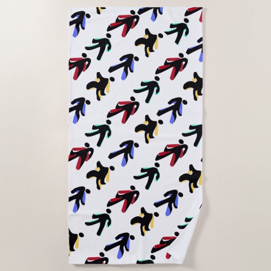 danseres strandlaken (Voorkant)