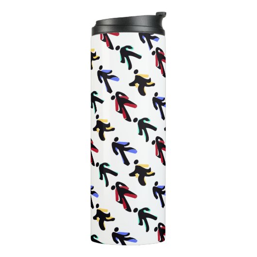 danseres thermosbeker (Gedraaid links)