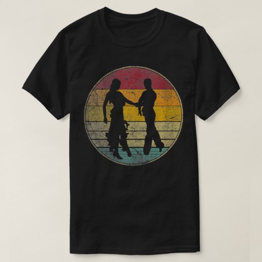danseres voor vrouwen Salsa danserend T-shirt (Design voorkant)