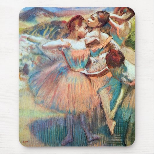 Danseressen in een landschap van Edgar Degas Muismat (Voorkant)