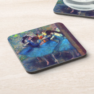 Danseressen in het Blauw door Edgar Degas, Vintage Bier Onderzetter