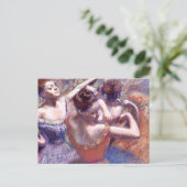 Dansers 1899 Edgar Degas Briefkaart (Staand voorkant)