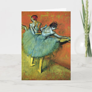 Dansers aan de Bar door Edgar Degas, Vintage Balle Kaart