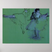 dansers aan de Barre door Edgar Degas, balletkunst Poster (Voorkant)
