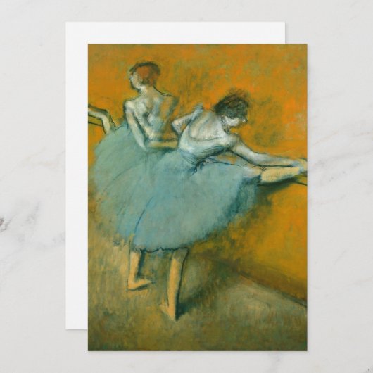 dansers aan de Barre | Edgar Degas (Voorkant / Achterkant)