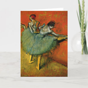 dansers aan de Barre - Edgar Degas - 1888 Kaart