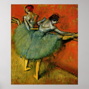 dansers aan de Barre - Edgar Degas - 1888 Poster