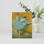dansers aan de Barre | Edgar Degas Briefkaart (Staand voorkant)
