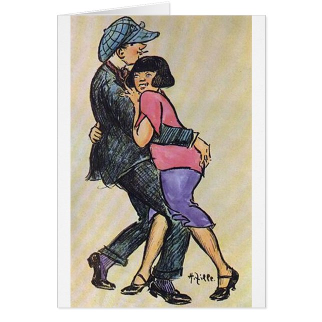 dansers ~ Begin jaren 1900 (Voorkant)