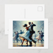 Dansers, Briefkaart (Voorkant / Achterkant)