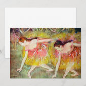 Dansers Buigend door Edgar Degas, Ballet Kunst (Voorkant / Achterkant)