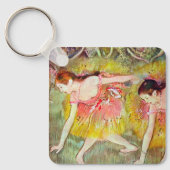 Dansers Buigend door Edgar Degas, Balletkunst Sleutelhanger (Voorkant)