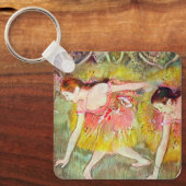 Dansers Buigend door Edgar Degas, Balletkunst Sleutelhanger (Voorkant)