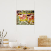 Dansers Buigend van Edgar Degas, Balletkunst Poster (Keuken)