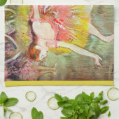 Dansers Buigend van Edgar Degas, Balletkunst Theedoek (Gevouwen)