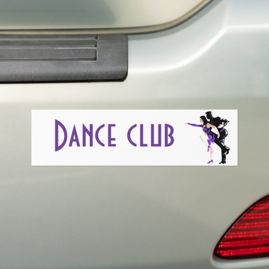 dansers bumpersticker (Op auto)