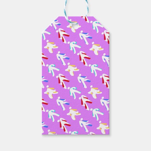 dansers cadeaulabel (Voorkant)