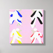 dansers canvas afdruk (Voorkant)