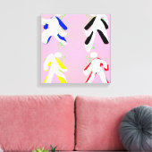 dansers canvas afdruk (Insitu (Woonkamer))