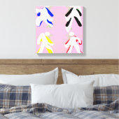 dansers canvas afdruk (Insitu (Slaapkamer))