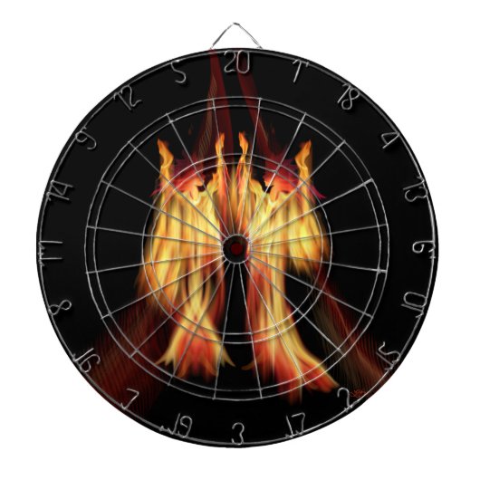 dansers dartbord (Voorkant)