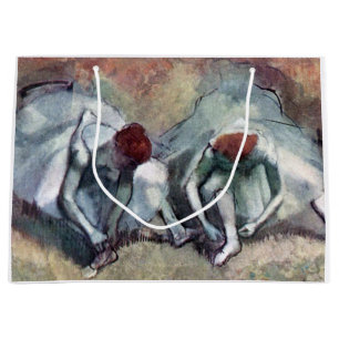 dansers die hun schoenen binden, Edgar Degas Groot Cadeauzakje