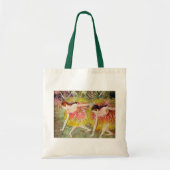 Dansers die zich bukken van Edgar Degas, Ballettku Tote Bag (Voorkant)