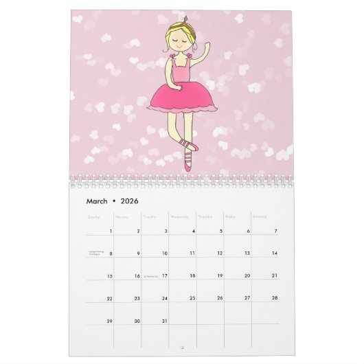 Dansers & Dreamers 2025 Kalender (Mar 2026)