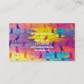 Dansers en Fitness Visitekaartje (Achterkant)