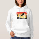 dansers en luidsprekers hoodie (Voorkant)