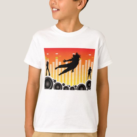 dansers en luidsprekers t-shirt (Voorkant)
